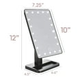 thumbnail image 7 of Mirror Makeup Mirror with Lights and Bluetooth Speaker,Reflect Beauty LED Wireless Swivel Smart Home Audio Mirror with Tray, 7 of 7