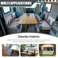 thumbnail image 3 of FOR U DESIGNS Raven Rose Pattern 2 Pack RV Dinette Cushion Covers Washable Camper Cushion Slipcover Scratch-Resistant Sofa Chair Cover Camper Seat Covers Dinette Booth, 3 of 7