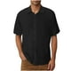 thumbnail image 2 of Blusa y camisa de manga corta con cuello vuelto para hombre, informal, lisa, a la moda, con cuello vuelto y bolsillo, con botones, de manga corta, 2 of 6