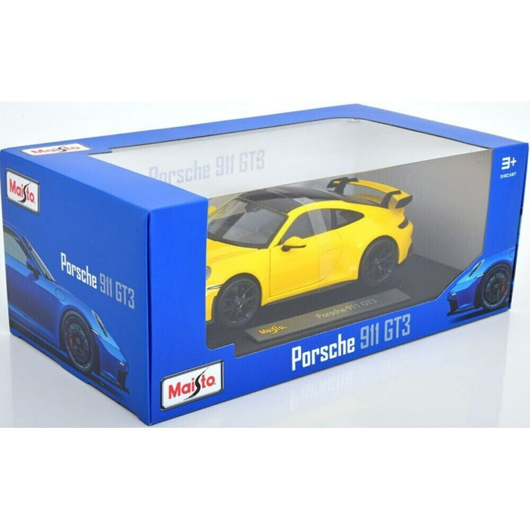 マイスト Maisto Porsche 911 GT3 イエロー 1/18 Porsche 911 GT3 2022 Diecast Model Toy Car, Maisto, 1:18
