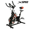 Xspec Pro Stationary Upright Exercise Bike, Black Cardio Indoor Cycling Bicycle W/Pulse