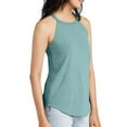 thumbnail image 3 of Mafoose Women Tri Rocker Female Tank Top Heathered Eucalyptus Blue 4XL, 3 of 5