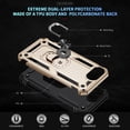 thumbnail image 5 of Phone fashion Compatible with iPhone 16E Case, Military Grade Drop Protection Cover 360 Shockproof Heavy Duty Hard Bumper Rugged Mobile Phone Cases with Kickstand Compatible with iPhone 16E 2025 Gold, 5 of 7