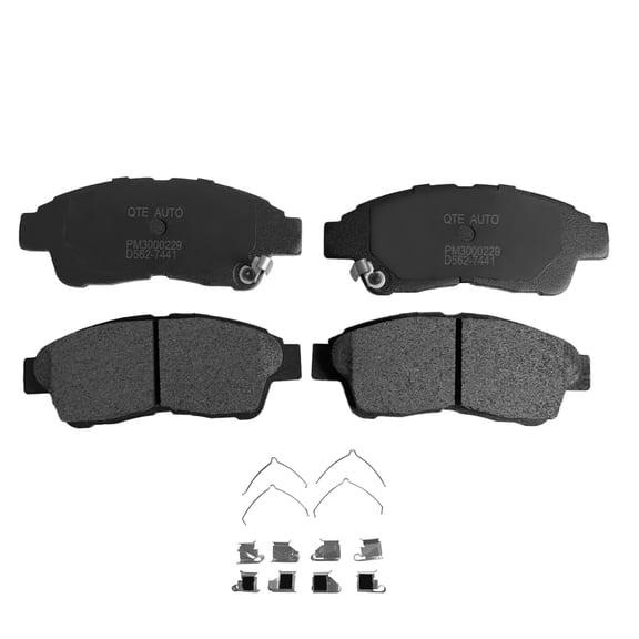 Front Ceramic Brake Pad Kit For 1993-1997 Toyota Corolla