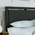 thumbnail image 3 of Boyd Sleep Senata Upholstered Linen Platform Bed Blue Queen, 3 of 5