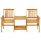 thumbnail image 3 of Set de mesa y sillón VidaXL para patio, balcón, madera de acacia, 3 of 9