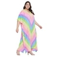 thumbnail image 4 of Oussum Women Caftan Long Maxi Dress Kaftan 3/4 Sleeves Dresses for Ladies Girls, 4 of 8