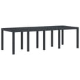 thumbnail image 3 of vidaXL Garden Dining Set 11 pcs Anthracite Polt rattan, 3 of 6