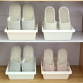 thumbnail image 3 of Inteprter Organizador de zapatos que ahorra espacio, solución de almacenamiento eficiente para zapatos, cómoda y rápida de recoger Almacenamiento y organización del hogar gris claro, 3 of 6