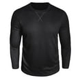 thumbnail image 4 of Mens T-Shirts Waffle Crewneck Shirts Slim Fit Long Sleeve Casual Tops, 4 of 6