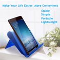 thumbnail image 6 of Adjustable Foldable Cell Phone Stand for Desk, Compatible with Most Devices, 1.5 Ounces, Blue, 6 of 16