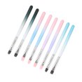 thumbnail image 4 of 8pcs UV Gel Nail Extension Brush Round Square Head Gradient Handle Nail Tips Builder Brush, 4 of 5