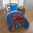 thumbnail image 3 of 2pc Marvel Spiderman Quilt Throw Blanket Kids Bedding Set, 3 of 6