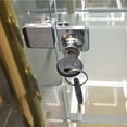 thumbnail image 4 of Display Cabinet Lock Alloy Jewelry Glass Cabinet Lock 408 Glass Door Lock, 4 of 7