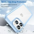 thumbnail image 6 of Case for iPhone 14 Pro Max Case Slim Dropproof [Defend from Drop/Scratch/Slip/Fingerprint] Clear Acrylic Hard Back Soft TPU Bumper Hybrid Phone Cover for iPhone 14 Pro Max-Blue, 6 of 16