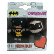 Cell Phone Charm - DC Comic - Batman & Catwoman String Doll Set k-dc-0059-v-s