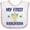 White and Pink, variant on Inktastic My First Hanukkah Celebration Boys or Girls Baby Bib