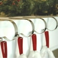 thumbnail image 5 of 4 Pack Christmas Stocking Holders for Mantle, Stocking Hanger Stocking Hooks Metal Fireplace Hanger for Christmas Party Decoration, 5 of 6