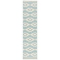 thumbnail image 6 of SAFAVIEH Beach House Garret Southwestern Indoor/Outdoor Area Rug Cream/Aqua, 3' x 5', 6 of 10