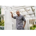 thumbnail image 3 of Men's 2 Piece Short Sleeve Walking Suit Linen Look in Grey - 2025, 3 of 3