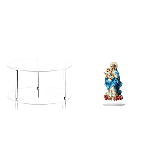 Mesita De Noche Compacta De Acrílico, Adorno De Mesa, Fácil Montaje, Decoración única Para Sala De Estar, Dormitorio, Regalo Navideño, Hogar, Chimenea