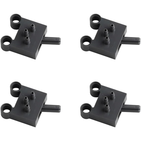 MOC Pneumatic Parts Air Valve Switch with Pin Holes Compatible with Standard Building Blocks