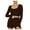 Coffee, variant on Jsaierl 2 Piece Outfits for Women Summer Long Sleeve Plus Size Tops and Wide Leg Pants Sets Two Piece Breathable Matching Outfits Sets
