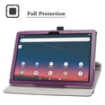 thumbnail image 2 of Labanema Compatible with Onn 10 Case 2022 Model，Degree Rotation Stand PU With Cute Pattern for Onn 10.1 inch (2022 Model:100071485) Tablet (Not Fit Onn 8 inch / Onn 7 inch),Purple, 2 of 7