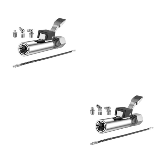 Riwesomey Acoplador de liberación de grasa Boquilla de bloqueo Ahorro de mano de obra para equipos de engrase Boquilla 30 cm Hose3Head Type1 NO1