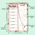 thumbnail image 5 of Meal Planner Notebook, Weekly Meal Planner for fridge, Double Helix Meal Planner & Grocery List, Wall-Mountable Menu Planner, Meal Planning Notepad, Grocery List Notepad D, 5 of 9