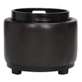 thumbnail image 3 of SAFAVIEH Chelsea Modern Glam Round Tray Storage Ottoman, Brown, 3 of 10