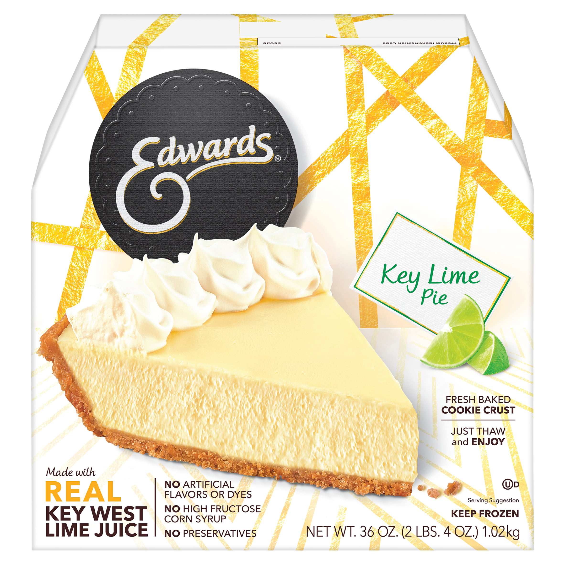 Edward's Desserts, Multiserve Key Lime Pie, 36 oz (Frozen)