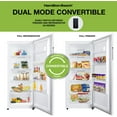 Hamilton Beach 17 cu. ft. Convertible Freezer Refrigerator, Upright