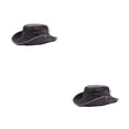 thumbnail image 4 of Sombrero de pescador Minnieouse para mujer con protección solar ajustable Negro 2Conjunto, 4 of 6