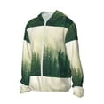 thumbnail image 2 of Kll Fog Forest Print Men'S Women’s Upf 50+ Sun Protection Outdoor Hoodie Jacket Long Sleeve Fishing Hiking Performance Shirt- Xx-Large, 2 of 8