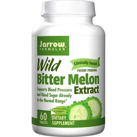 Jarrow Formulas Wild Bitter Melon Extract, Supports Blood Pressure and Blood Sugar Already in the Normal Range, 60 (Best Pills For High Blood Pressure)