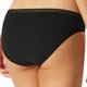 thumbnail image 3 of SCHIESSER Bragas brasileñas para mujer, paquete de 3 - 3Pack Brazilian, algodón elástico, liso Negro L (Large), 3 of 6