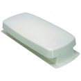 thumbnail image 1 of Barker Mfg. Refrigerator Vent 12603 For Ventilation of RV Refrigerator Unit; Exhaust Roof Vent; 22 Inch Length x 9-3/4 Inch Width; Rectangular; Off White; Plastic Base And Cover; With Base And Cover, 1 of 2