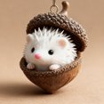 thumbnail image 2 of Forest Animal Acorn Christmas Ornaments Pine Cone Animal Ornament Acorn Pendant 2D Acrylic Hanging Decor for Christmas Tree Home Party Decorations, 2 of 8