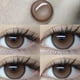 thumbnail image 1 of Lentillas de colores para ojos, lentes cosméticas para miopía con dioptrías de grado, Multicolor, gris, marrón, pupilas naturales, lentillas anuales, 1 of 2