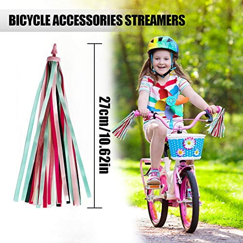 Little World Kids Bike Red Basket Handlebar Streamers 
