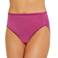 thumbnail image 1 of Vanity Fair Womens Body Shine Illumination Hi Cut Panty, 6, PERFECT PLUM, 1 of 4
