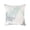 D, variant on syligr Boho Throw Pillow Cover for Sofa Couch, Soft Polyester Square Cushion Cover with Leaf Pattern, Decorative Pillowcase for Living Room Bedroom Nursery, 18 x 17.7 Inch