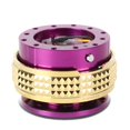 thumbnail image 1 of NRG Innovations Kit de Libération Rapide SRK-210PP/CG (Corps Violet / Anneau Pyramide en Or Chromé), 1 of 4