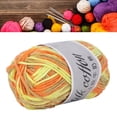 thumbnail image 3 of Crochet Yarn, Colorful Yarn Crochet Craft Kit Milk Cotton Thread Soft Comfortable  For Beginners, 3 of 8