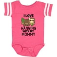thumbnail image 3 of Inktastic I Love Hanging out with My Mommy with Sloth Boys or Girls Baby Bodysuit, 3 of 5