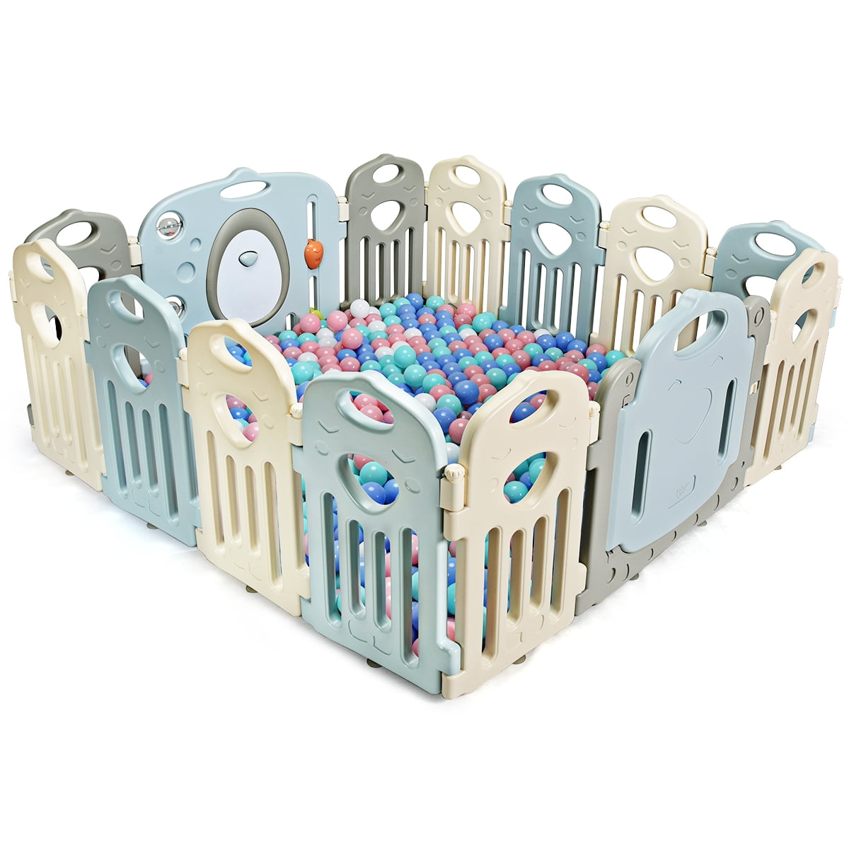 Toddleroo By North States 6 Panel Superyard Portable Indoor Outdoor Playard Walmart Com