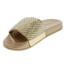 thumbnail image 2 of Static Fashions Womens Polly-268 Sparkling Metallic Dazzling Slipper Sandals, 2 of 4