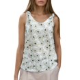 thumbnail image 1 of Camiseta sin mangas informal con lazo para mujer, elegante, moderna y transpirable., 1 of 4