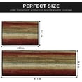 thumbnail image 3 of Vintage Stripes Home Kitchen Rugs and Mats Non Skid Washable Set of 2, Red Brown Green Kitchen Mats for Floor, Geometric Lines Kitchen Runner Rug, Abstract Kitchen Decor, 3 of 6